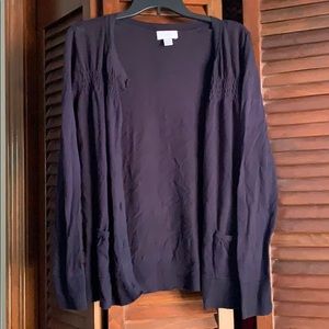 Dark navy blue cardigan